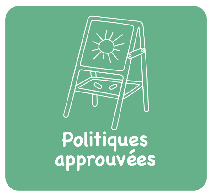 Politiques approuvées Politiques approuvées